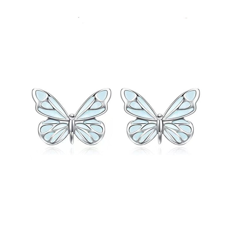 Illuminated Butterfly Earrings (925 SILVER)