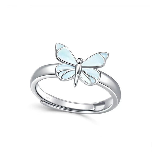 Illuminated Butterfly Ring (925 SILVER)