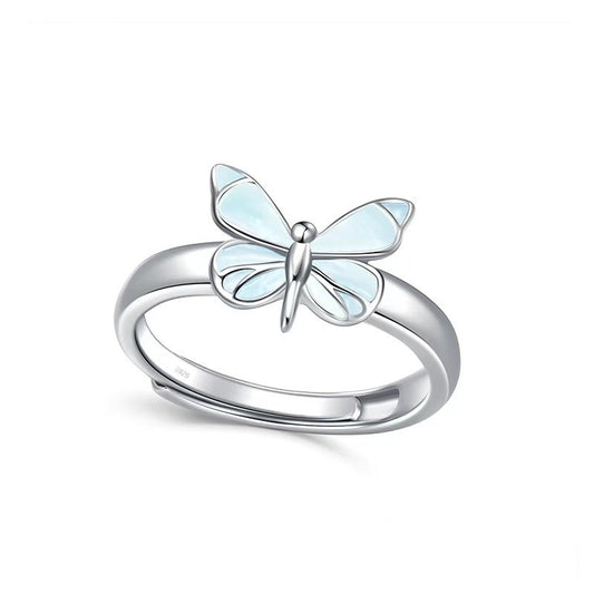 Illuminated Butterfly Ring (925 SILVER)