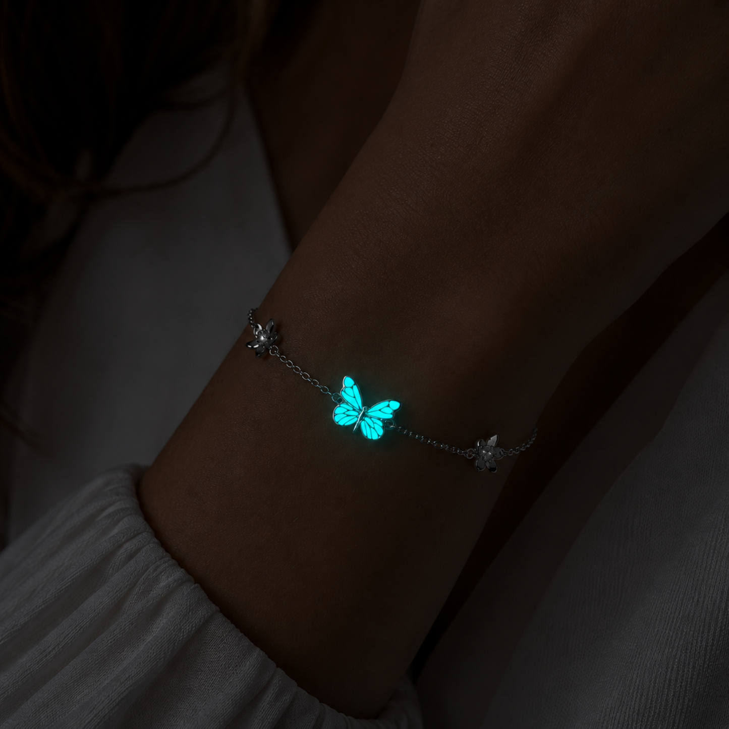 Illuminated Butterfly Bracelet (925 SILVER)