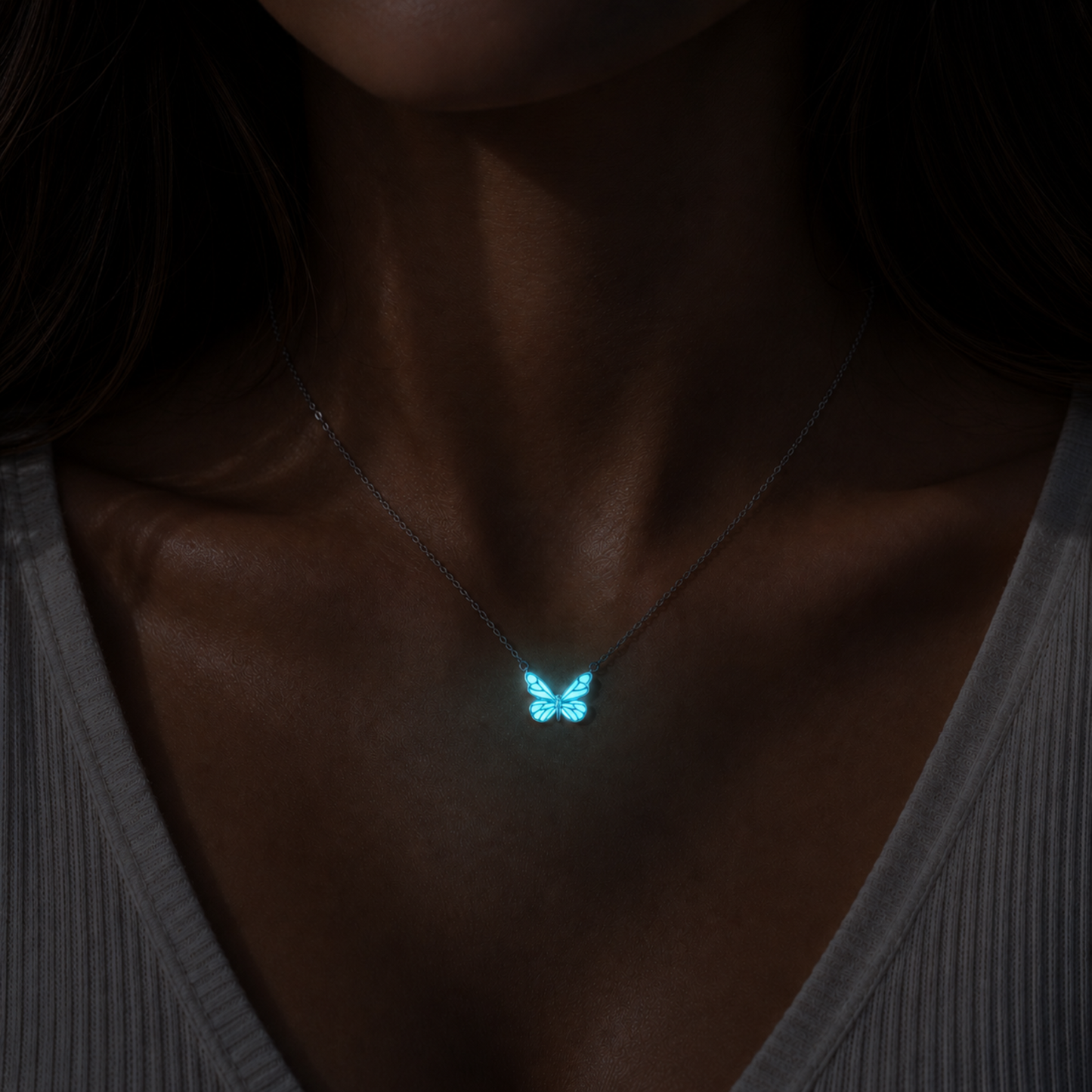Illuminated Butterfly Chain (925 SILVER)